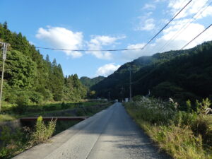 宿への道