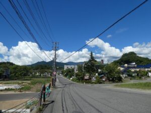 小野川湖までの道