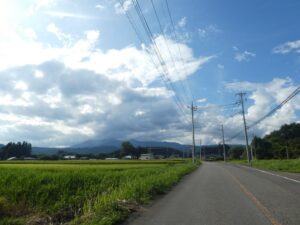 宿までの田舎道