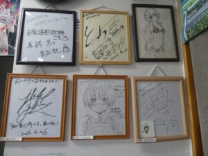 レジ裏のサイン