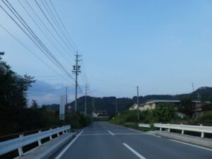 橋の上