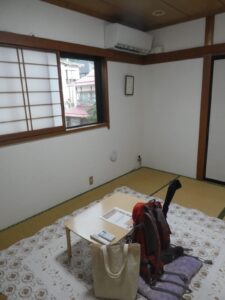宿の部屋
