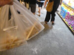 鶏皮と大阪焼き