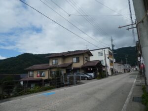 野沢温泉のメインストリート