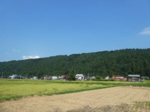 秋山郷の麓