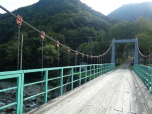 橋の上