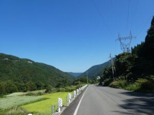 秋山郷の道