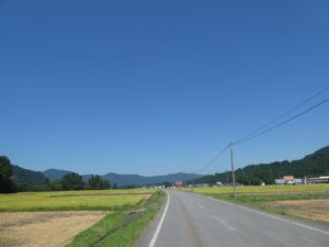 秋山郷の道