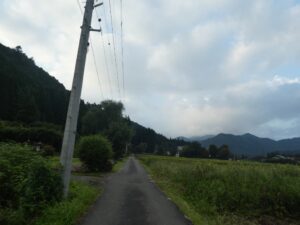 宿への道