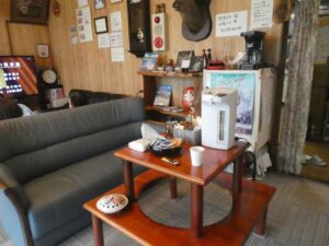 ロビーのコーヒー飲み放題