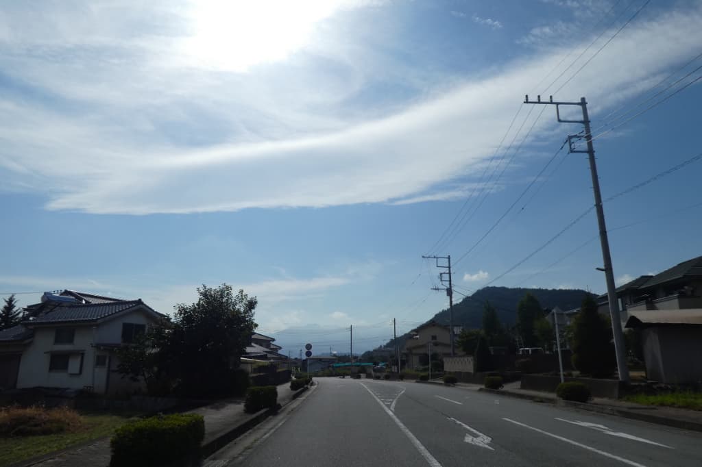 塩山周辺の道