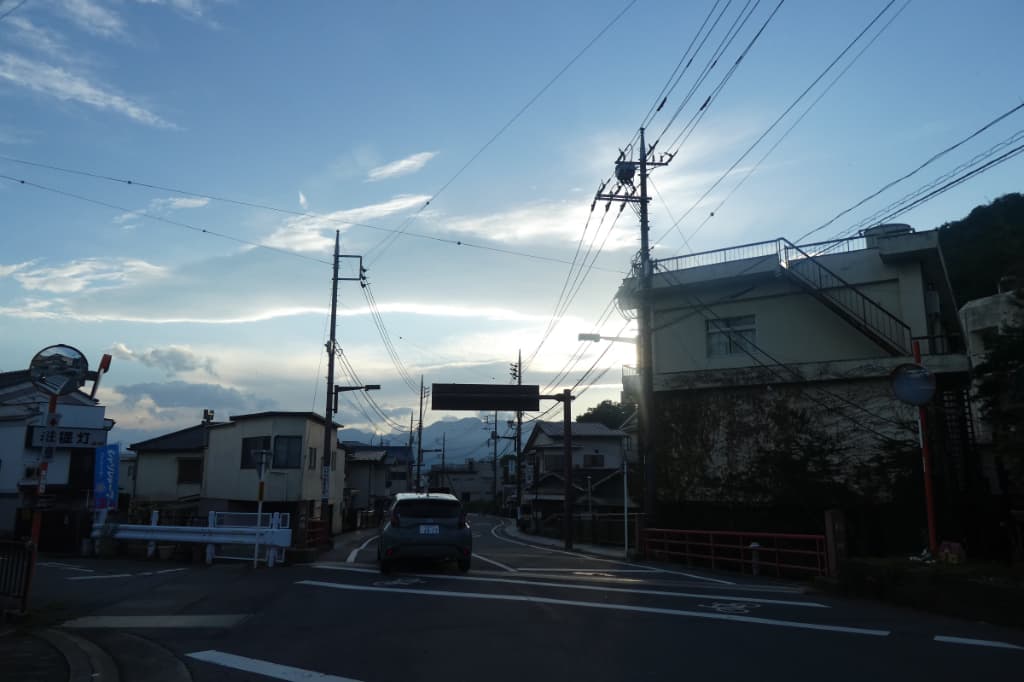 塩山市街地