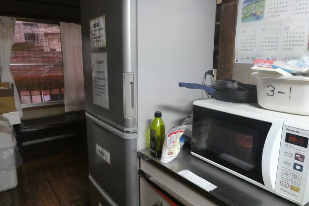 電子レンジと冷蔵庫