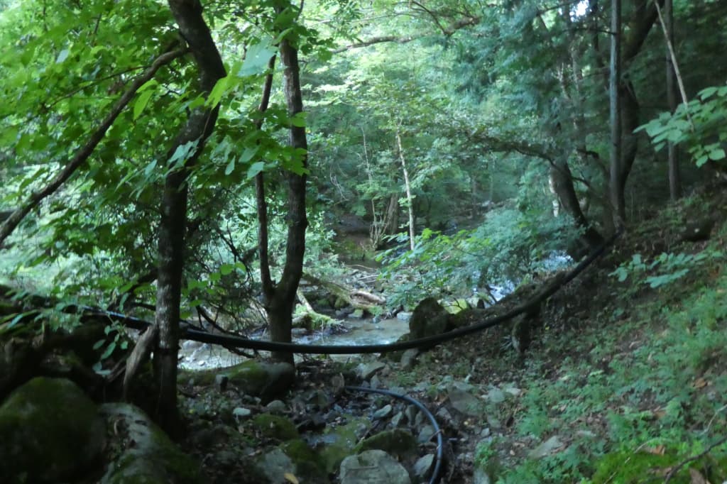 川への道